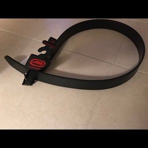 new Ecko UNLTD Leather Belt Size 34 Blk/Brown